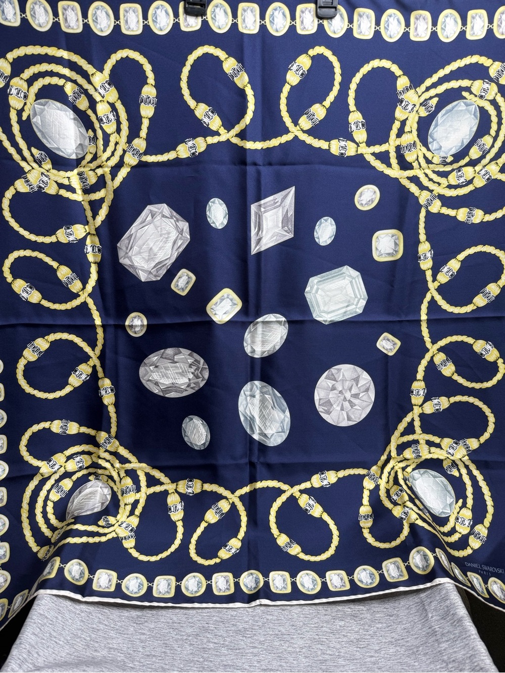 Swarovski “Paris Gemstone” 90 Silk Scarf